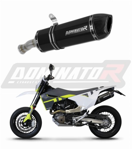 Husqvarna 701 Enduro 2021-2023 Motorcycle Dominator Exhaust Silencer Muffler Pot d'échappement Marmitta Escape HP1 BLACK x