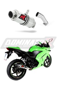 Kawasaki ZX250R 2008 - 2012 Schalldämpfer Auspuff GP1 + dB killer medium