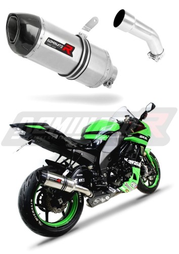 ZX10R EXHAUST Kawasaki Muffler Auspuff Sportauspuff Silencer Echappement Silencieux Scarico Scarichi Escape Wydech Tłumik Carbon Tip HP1 2008 - 2010 Dominator x