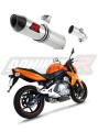 ER-6N ER-6F 650 EXHAUST Kawasaki Muffler Auspuff Sportauspuff Silencer Echappement Silencieux Scarico Scarichi Escape Wydech Tłumik Carbon Tip HP2 2006 - 2008 Dominator x