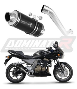 Kawasaki Z750 2004 - 2006 Schalldämpfer Auspuff GP1 BLACK + dB killer medium