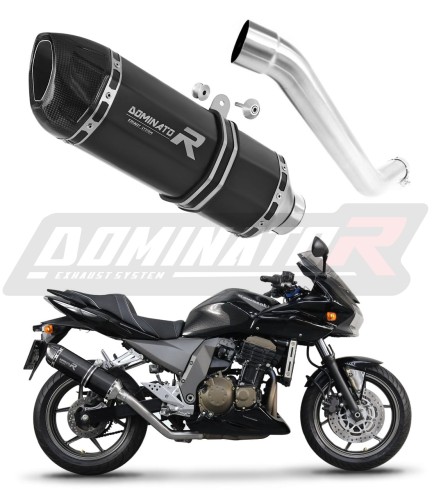 Auspuff Schalldämpfer DOMINATOR HP1 schwarz passend für Kawasaki Z750 2004  2006 6
