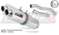 Auspuff Schalldämpfer DOMINATOR homologiert OVAL passend für Z1000 2007  2009 5