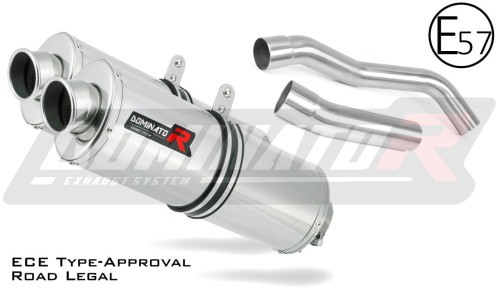 Auspuff Schalldämpfer DOMINATOR homologiert OVAL passend für Z1000 2007  2009 5