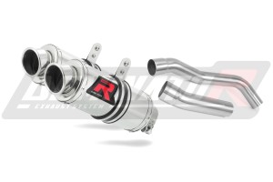 Kawasaki Z1000 2007 - 2009 Schalldämpfer Auspuff GP1 + dB killer medium