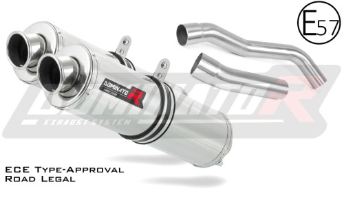 Auspuff Schalldämpfer DOMINATOR homologiert rund passend für Z1000 2007  2009 5