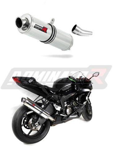 Auspuff Schalldämpfer DOMINATOR rund passend für Kawasaki ZX6R 636 2009  2024 6
