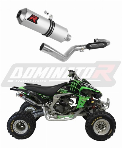 komplette Auspuffanlage mit Schalldämpfer DOMINATOR Full System MX passend für Kawasaki KFX 450 2008  2014 6