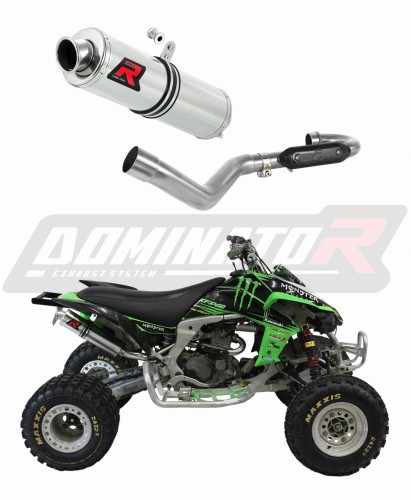Kawasaki KFX 450 2008 -2014 Full  Exhaust System  Muffler Auspuff Sportauspuff Silencer Echappement Silencieux Scarico Scarichi Escape Collector Manifold Wydech Tłumik GP1 DOMINATOR x