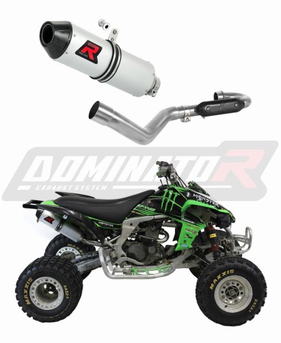 komplette Auspuffanlage mit Schalldämpfer DOMINATOR Full System MX2 passend für Kawasaki KFX 450 2008  2014 6