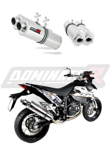 exhaust muffler DOMINATOR OV fits to KTM 950 SM Supermoto R 2006  2008 3