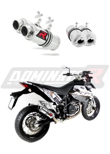 exhaust muffler DOMINATOR GP1 fits to KTM 690 SM SUPERMOTO  5