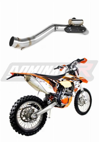 EXC-F EXC 350 F Exhaust Header Head pipe Linkpipe Downpipe Kolano with PowerBomb 2012 - 2015 DOMINATOR  x