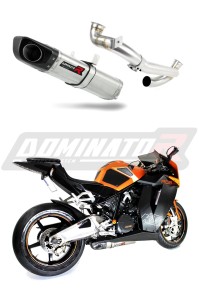 KTM 1190 RC8 R Schalldämpfer Auspuff HP4 + dB killer medium