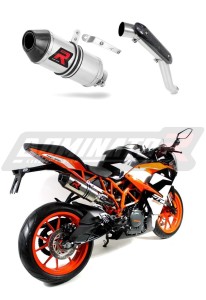 KTM RC 390 2017 - 2020 HI Level Schalldämpfer Auspuff HP3 + dB killer medium