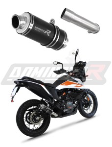 KTM 390 Adventure 2020 - 2024 Schalldämpfer Auspuff GP1 BLACK + dB killer medium