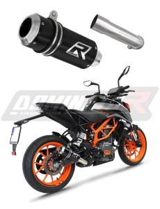 KTM 390 Duke 2021 - 2023 Schalldämpfer Auspuff GP BLACK + dB killer medium