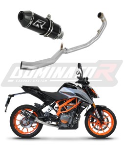 KTM 390 Duke 2021 - 2023 Auspuffanlagen Schalldämpfer HP3 BLACK + dB killer medium