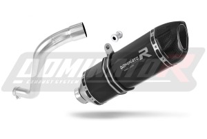 BMW F650ST Schalldämpfer Auspuff HP1 BLACK + dB killer medium