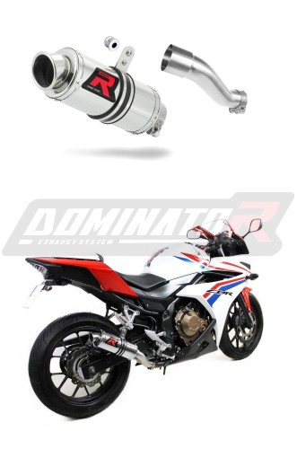 exhaust muffler DOMINATOR GP1 fits to Honda CBR 500 R 2016  2024 5