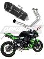 komplette Auspuffanlage mit Schalldämpfer DOMINATOR Full System HP1 schwarz passend für Kawasaki NINJA 650 2017  2022 3