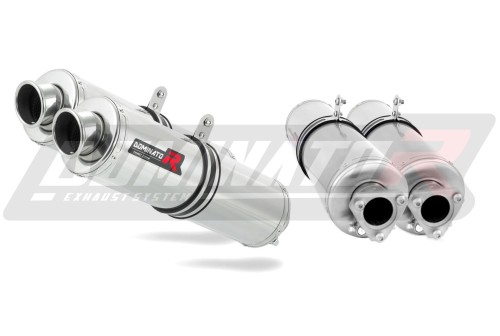 exhaust muffler DOMINATOR ROUND fits to KTM 950 SE Super Enduro R  3