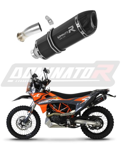 KTM 690 SMC R  2021-2022  motorcycle Exhaust Muffler Auspuff Sportauspuff Silencer Echappement Silencieux Scarico Scarichi Escape Wydech Tłumik HP1 BLACK Dominator x