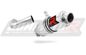 Moto Guzzi BREVA 1200 Schalldämpfer Auspuff GP1 + dB killer medium