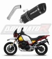 exhaust muffler DOMINATOR HP1 BLACK fits to Moto Guzzi V85 TT 2019  2020 6