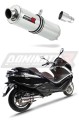 X10 125 EXHAUST Piaggio Muffler Auspuff Sportauspuff Silencer Echappement Silencieux Scarico Scarichi Escape Wydech Tłumik ROUND 2012 - 2016 DOMINATOR x