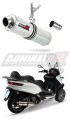 MP3 500 / LT 500 Exhaust Piaggio Muffler Auspuff Sportauspuff Silencer Echappement Silencieux Scarico Scarichi Escape Wydech Tłumik ROUND 2008 - 2020 Dominator x