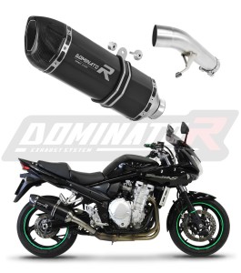 Suzuki GSF 650 BANDIT N / S 2007 - 2016 Schalldämpfer Auspuff HP1 BLACK + dB killer medium