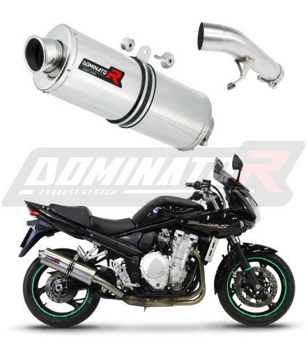 Auspuff Schalldämpfer DOMINATOR OV passend für Suzuki GSF 1250 N / S BANDIT 2007  2016 6