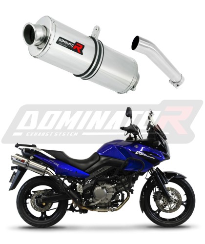 exhaust muffler DOMINATOR OV fits to Suzuki DL 650 VStrom 2004  2006 6