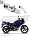 Auspuff Schalldämpfer DOMINATOR homologiert rund passend für DL 650 VSTROM 2004  2006 6