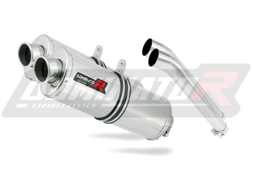 Auspuff Schalldämpfer DOMINATOR OV passend für Suzuki DL 1000 VStrom 2002  2012 3