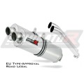 DL 1000 V-STROM Exhaust SUZUKI Homologated EC Type approval  Street legal Approval Certificate Muffler Auspuff Sportauspuff Silencer Echappement Silencieux Scarico Scarichi Escape Wydech Tłumik OVAL 2002 - 2012 Dominator x