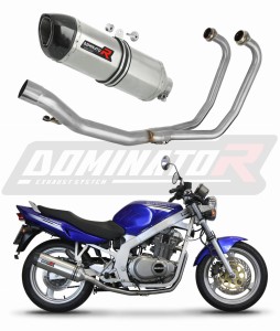 Suzuki GS 500E 1989 - 2009 Auspuffanlagen Schalldämpfer HP1 + dB killer medium