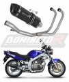 komplette Auspuffanlage mit Schalldämpfer DOMINATOR Full System HP1 schwarz passend für Suzuki GS 500E 1989  2009 7