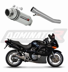 Suzuki GSXF 600 1998 - 2006 Schalldämpfer Auspuff GP1 + dB killer medium
