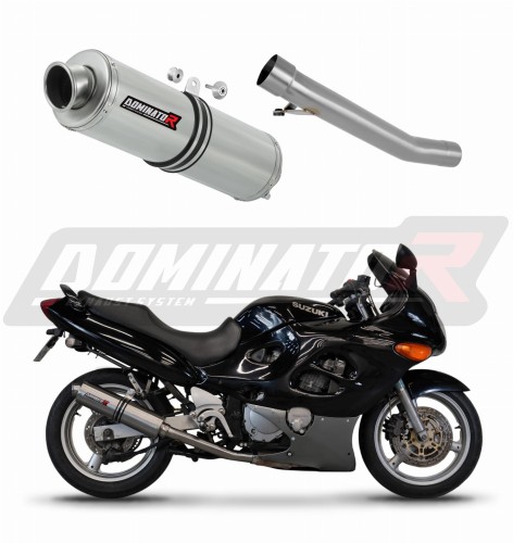GSXF 600 EXHAUST Suzuki Muffler Auspuff Sportauspuff Silencer Echappement Silencieux Scarico Scarichi Escape Wydech Tłumik ST 1998 - 2006 DOMINATOR x