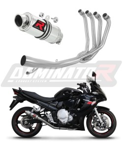 Suzuki GSXF 650 2007 - 2016 Full Exhaust System Collector Silencer GP1 + dB killer