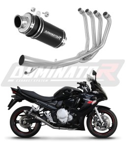 Suzuki GSXF 650 2007 - 2016 Auspuffanlagen Schalldämpfer GP1 BLACK + dB killer