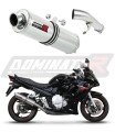 Auspuff Schalldämpfer DOMINATOR rund passend für Suzuki GSXF 650 2007  2016 6