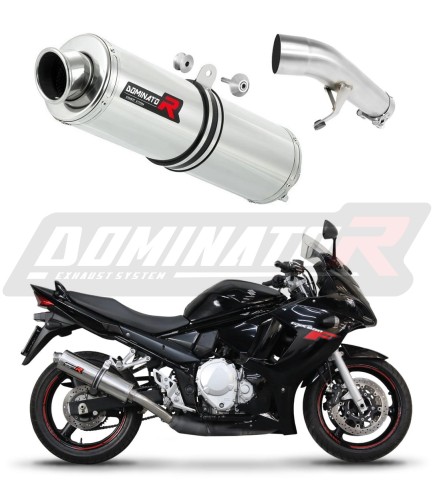 Auspuff Schalldämpfer DOMINATOR rund passend für Suzuki GSXF 650 2007  2016 6