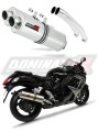 GSXR GSX 1300 R HAYABUSA EXHAUST Suzuki Muffler Auspuff Sportauspuff Silencer Echappement Silencieux Scarico Scarichi Escape Wydech Tłumik OVAL 2008 - 2019 DOMINATOR x