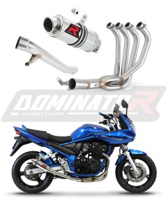 Suzuki GSF 650 BANDIT N / S 2005 - 2006 Auspuffanlagen Schalldämpfer GP1 + dB killer medium