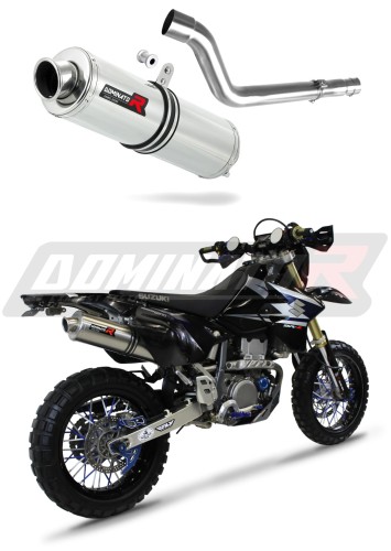 DR-Z DRZ 400 S SM EXHAUST Suzuki Muffler Auspuff Sportauspuff Silencer Echappement Silencieux Scarico Scarichi Escape Wydech Tłumik ROUND 2000 - 2019 DOMINATOR x