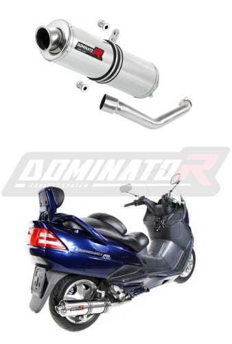 BURGMAN 400 EXHAUST Suzuki Muffler Auspuff Sportauspuff Silencer Echappement Silencieux Scarico Scarichi Escape Wydech Tłumik ROUND 1998 - 2002 Dominator  x