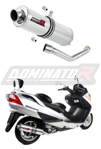 BURGMAN 400 EXHAUST Suzuki Muffler Auspuff Sportauspuff Silencer Echappement Silencieux Scarico Scarichi Escape Wydech Tłumik ROUND 2003 - 2006 Dominator  x